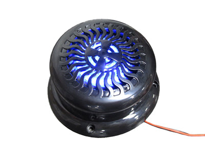 Radio - Speaker - Glossy Black - w/LED - 5 1/4" - Marine - UV Protected