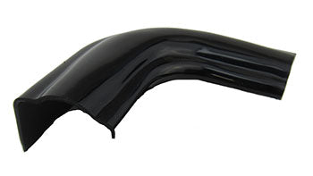 Trim - Rear Bottom Corner Cap - Exterior - Molded - Black