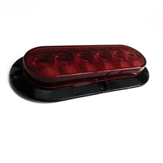 Light - Tailight - LED - 6" Flange Mount - Red