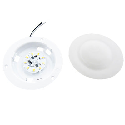 Light - Ceiling - 4.4" - 12V - LED - w/Large Glantastic Kit - White Glass Lens - 160/Ctn