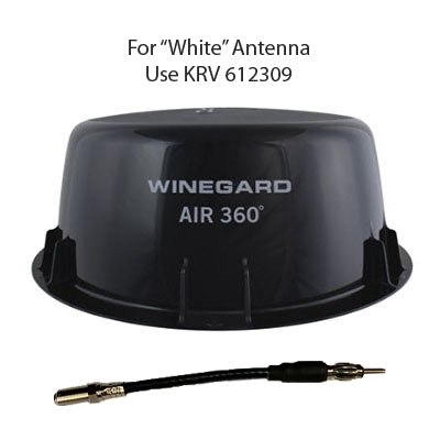 Antenna - TV - Air 360 - UHF/VHF - Black