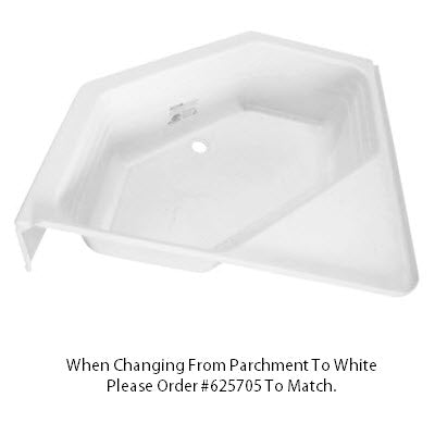 Tub - Shower Pan - 36" x 36" x 10 1/2" - Neo - w/Seat - White