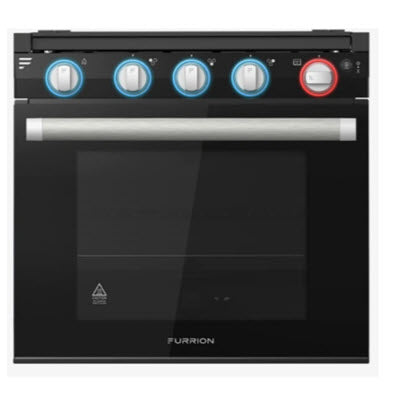 Range - 21" - 2 in 1 Range/Oven - LED Light - Black - w/SS Handles - Glass Door & Control Panel - Color Changing Knobs - FGR21G3A2-BG