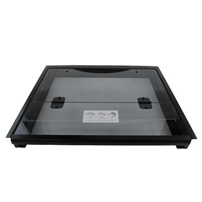 Range - Cover - Glass - Bi-Fold - w/Grey Glass - Curved Trim - 50852