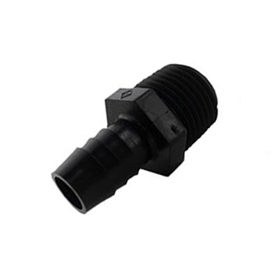 Fitting - Plastic - Adapter - 1/2" Mip x 1/2" Barb Male