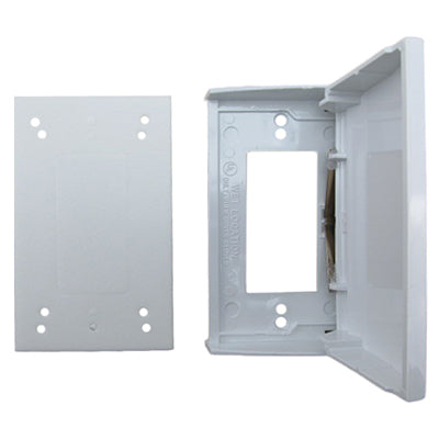 Plate - Cover - Ext. Rec. - 3726/Sc - P & S - White