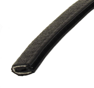 Trim - Plastic - 1/16" - Trim Lok - Black