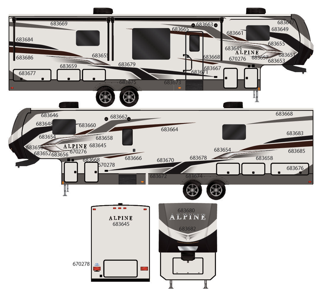 2023 KEYSTONE ALPINE GRAPHICS SET