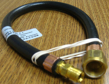 Hose - LP - 3/8" F-1/4" Inv Flare - 18" - hp