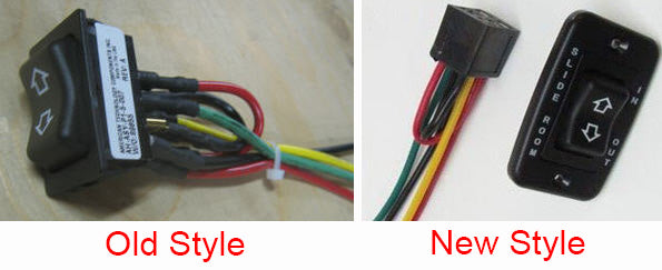 Switch - Slideout - w/Wire Harness - Black