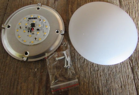 Light - LED - 4" Puck - 18-Chip - Surface Mount - 12V - Round - White Lens