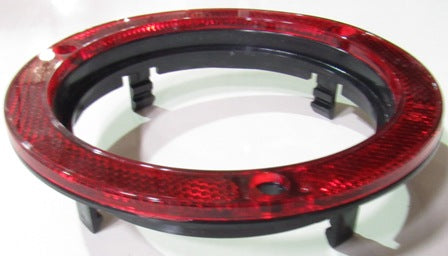 Light - Flange - Taillight - 4" - Round - Universal - w/Reflex Ring