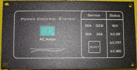 Monitor Panel - Mini PCS - 4 Loads - W/H, A/C-RR, A/C-FRT, A/C-MID