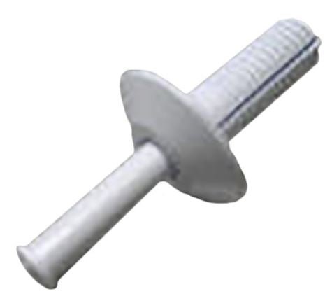 Shower / Tub - Rivet - White - 3/4" Drive (pack of 10)