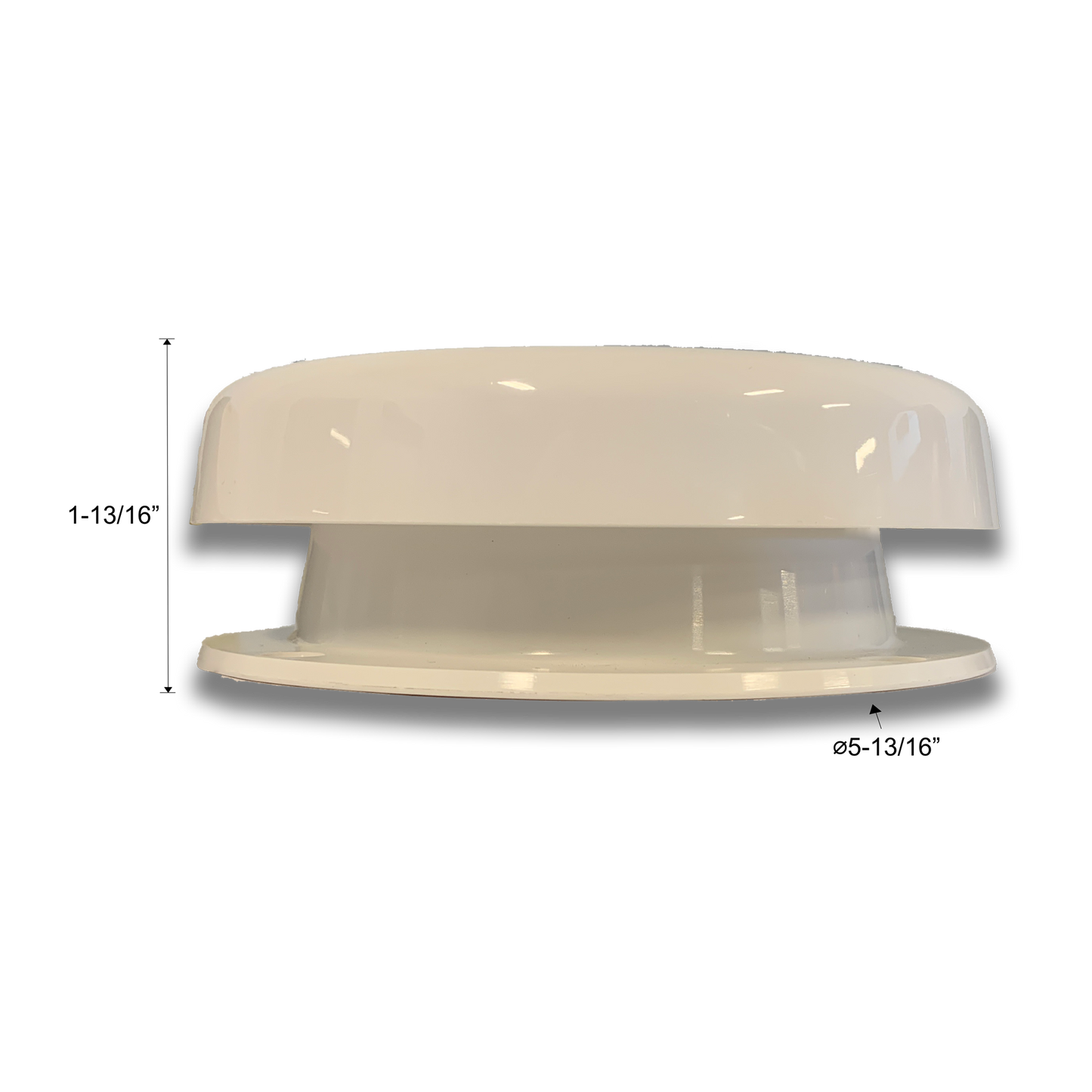 Vent - Roof - Attic Mushroom Vent Cap - White