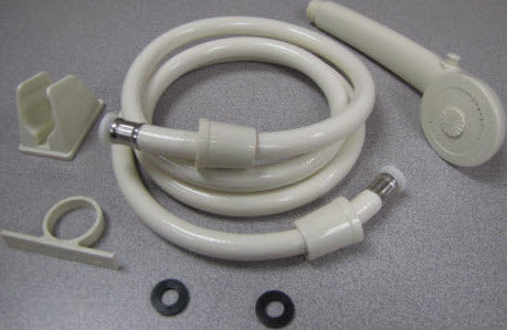 Shower - Head & Hose Kit - w/Shut Off - Bisque - 08470