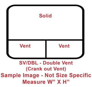 Window - 72" x 40" - SVDBL - Grey 20 - Temp - Black Frame