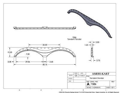 2011-2015 Keystone Fuzion Fender Skirt (Black)