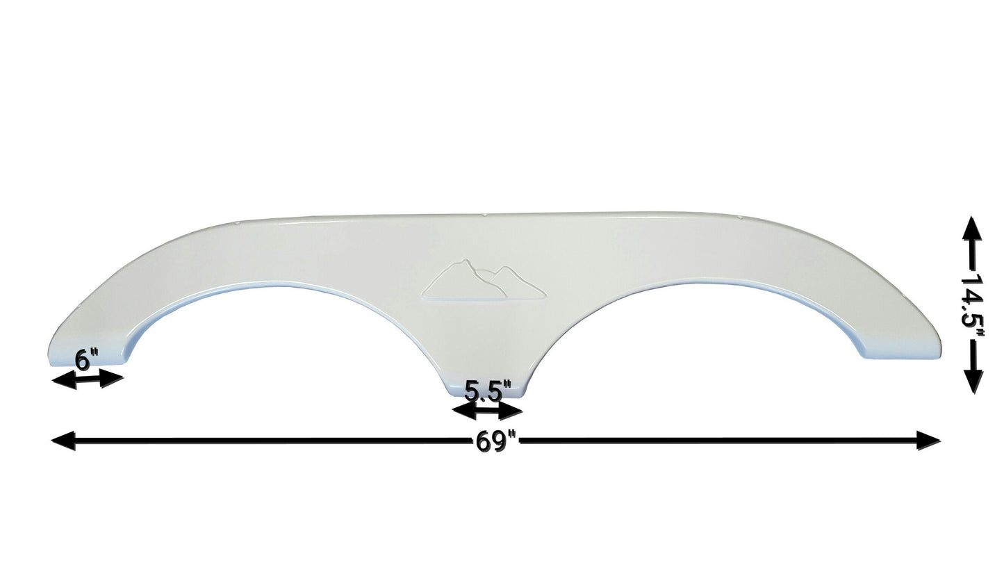 2004-2015 Keystone Cougar Fender Skirt (White)