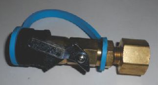 Fitting - LP - Quick Disconnect Coupler - 1/2" - w/Plug