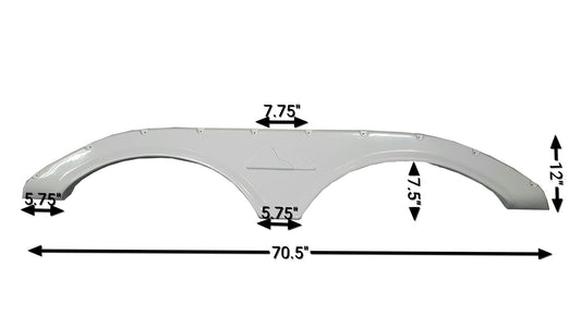 2010-2014 Keystone Cougar Fender Skirt (White)