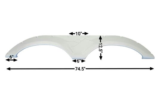 2005 - 2009 Keystone Mountaineer Fender Skirt (White)