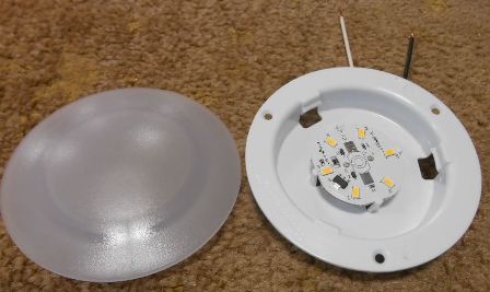 Light - 4.4" Round LED Glantanstic Recessed Interior w/Plastic Lens