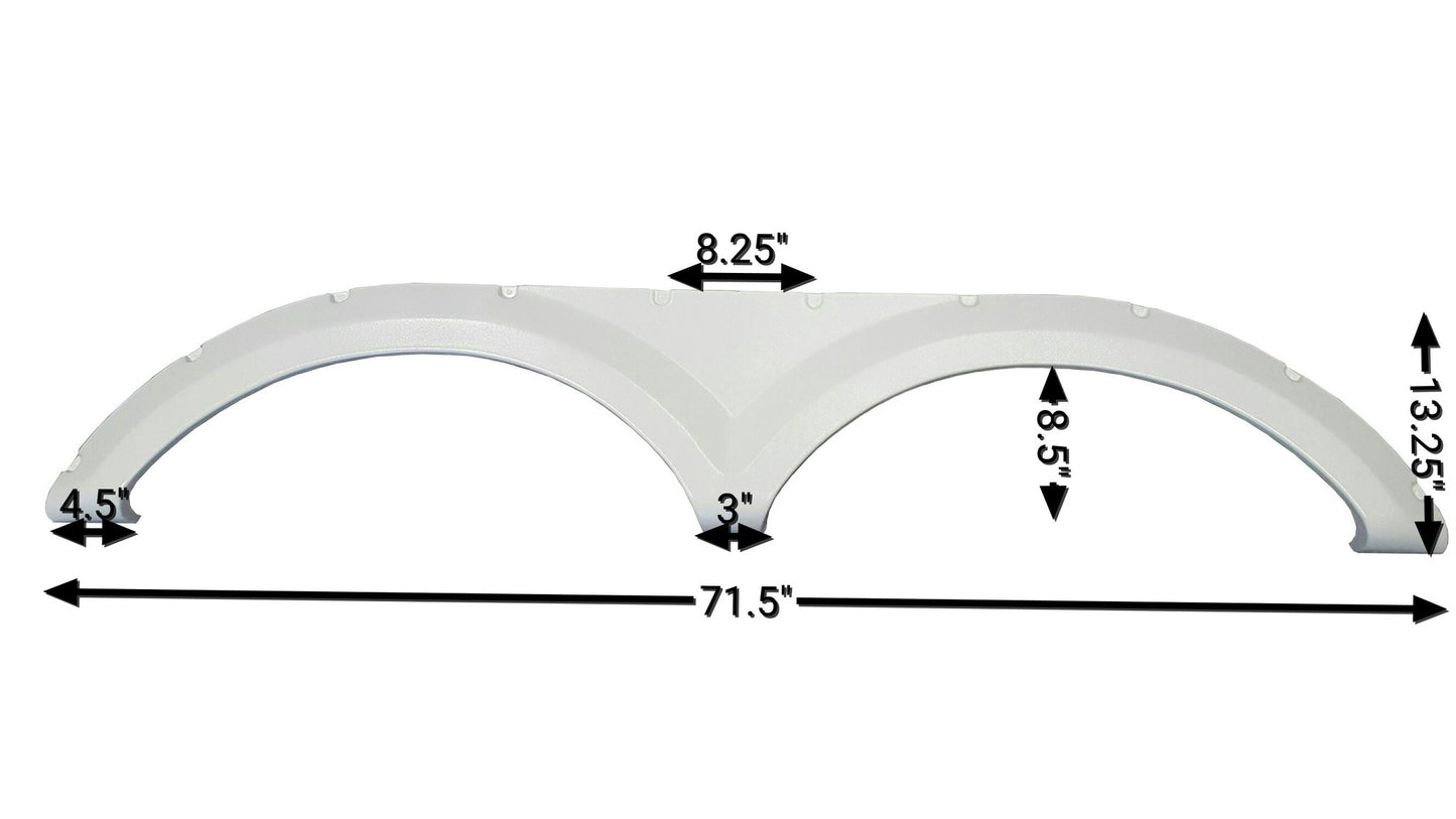 2013-2014 Keystone Avalanche New Fender Skirt (White)