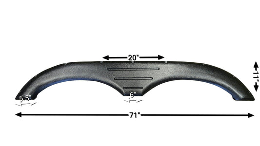 2014 Keystone Sydney Fender Skirt (Black)