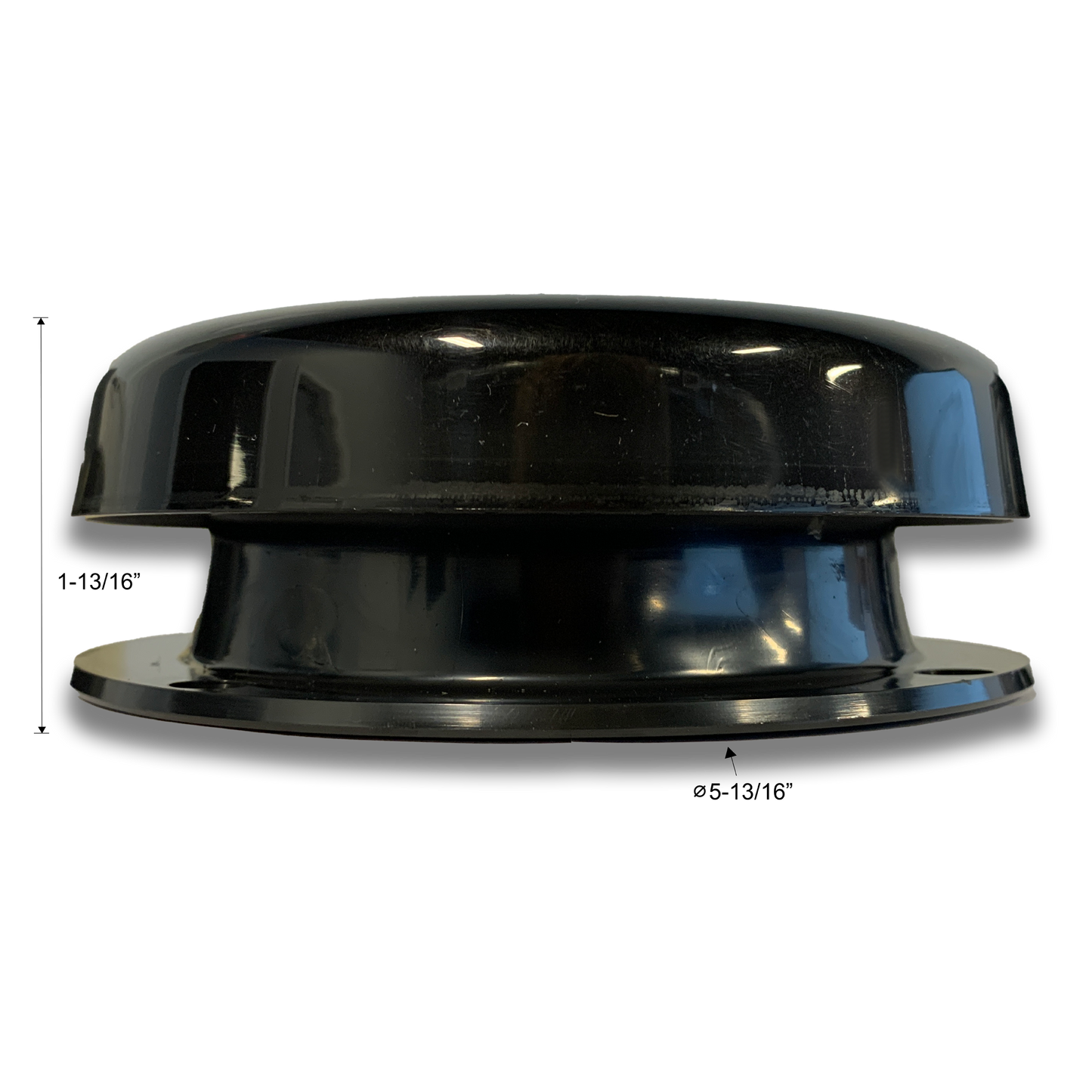 Vent - Roof - Attic Mushroom Vent Cap - Black