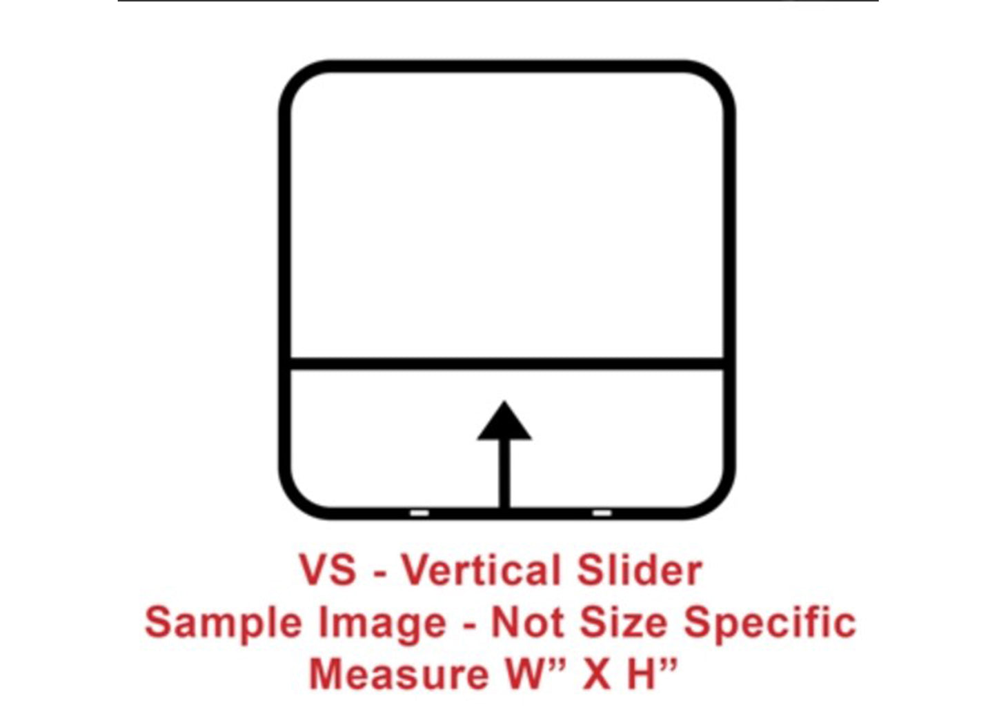 Window - 12" x 22" - VS - Grey 20 - Temp - Black Frame - 8800-44110