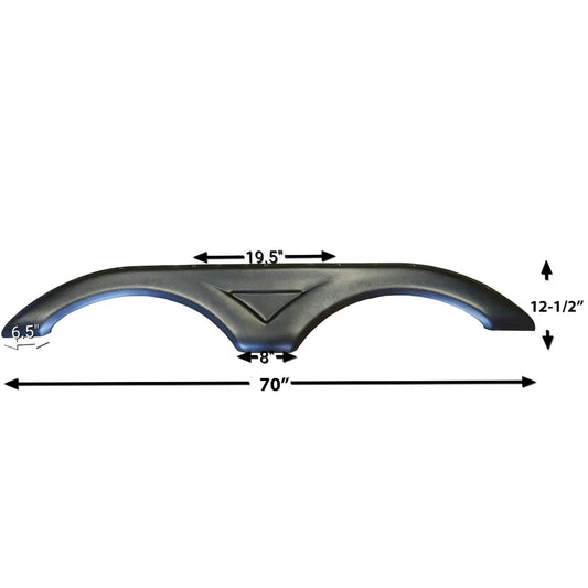 Fender - Skirt - LG - Montana - Pewter