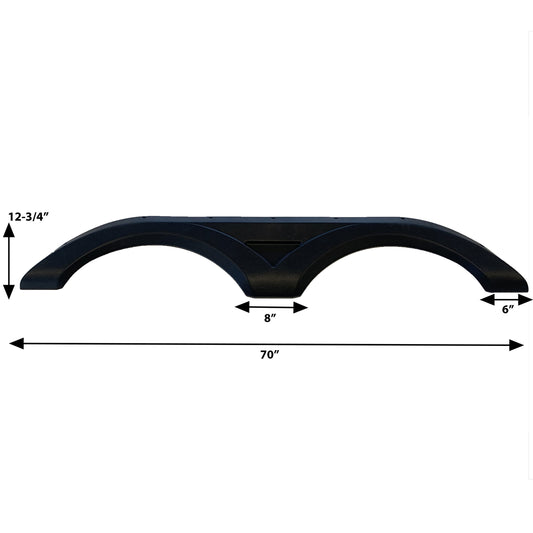 2021-2022 Dutchmen Astoria Fender Skirt Black