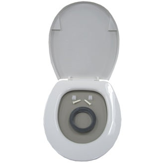 Toilet - Seat & Lid Only - Style II - Hi - For 42070 - White