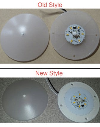 Light - Ceiling - Round - 4 1/2" - LED - Interior Surface Mount w/Switch - Frosted Lens