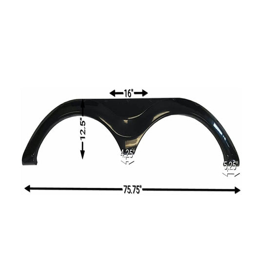 2017-2018 Crossroads Cameo Fender Skirt Black