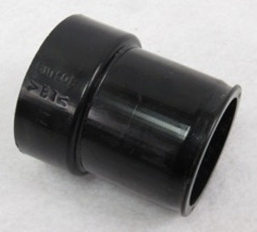 Fitting - 1 1/2" - Poly - Black - Barb Coupler