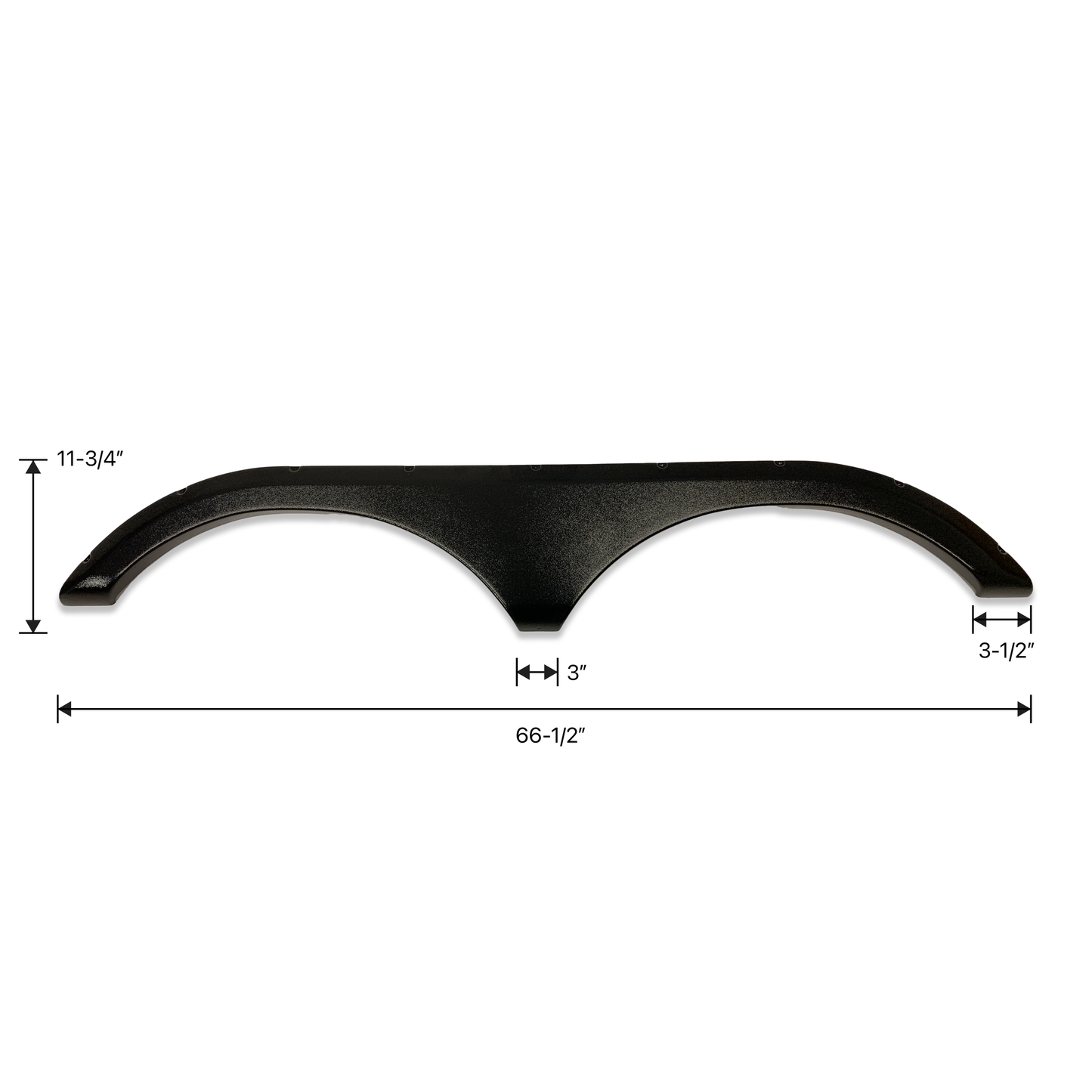 2017-2018 Crossroads Cruiser Fender Skirt Black