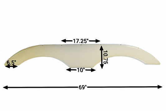 2014 - 2017 Crossroads Sunset Trail Fender Skirt (Champagne)