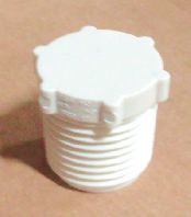 Fitting - Plug - 1/2" MPT - Plastic