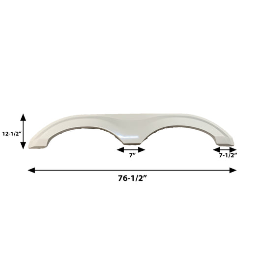 Grand Design TRIM ABS TANDEM RV FENDER SKIRT .090 CHAMPAGNE REFLECTION