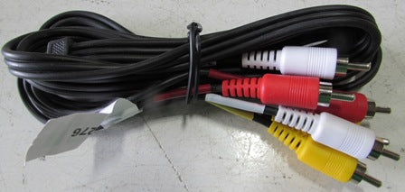 Cable - Audio/Video - 6' - Red/Yellow/White - 206-276 - RCA - Steren