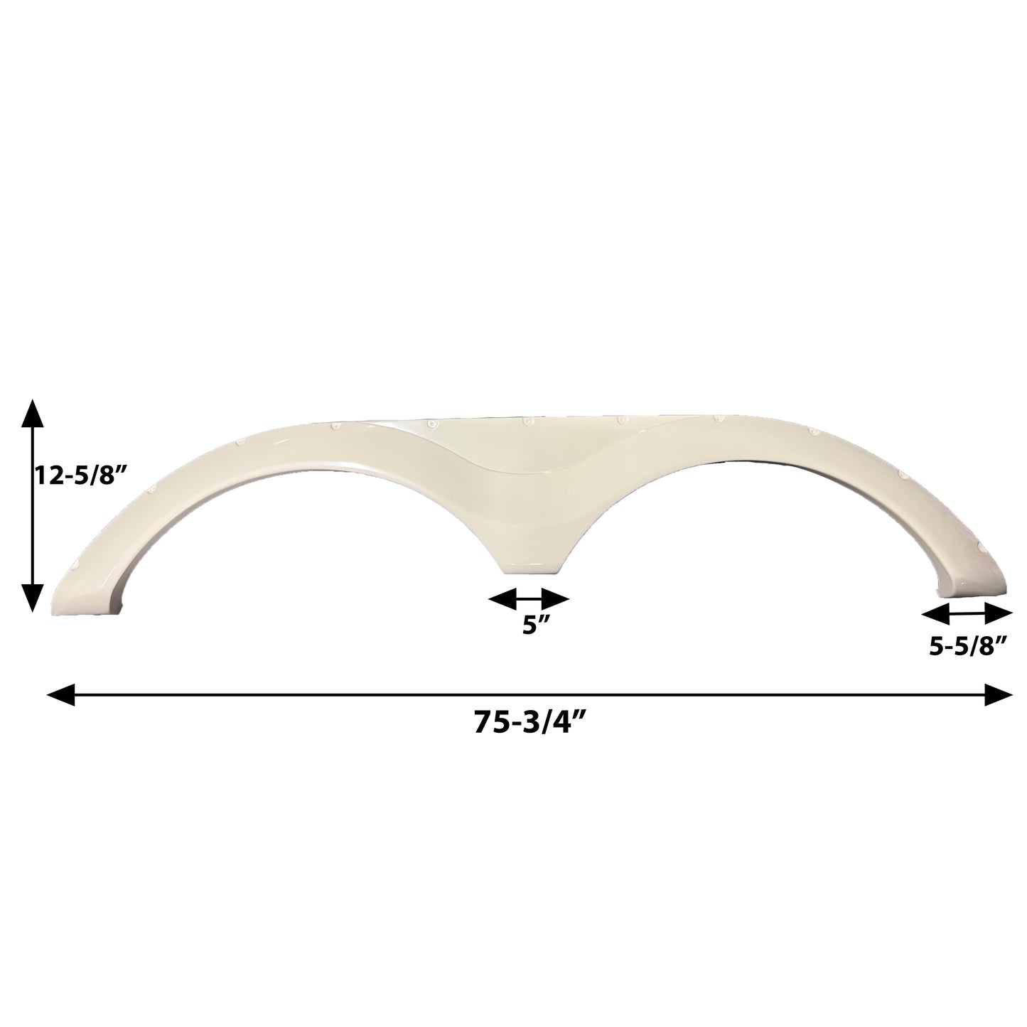 2019-2020 Crossroads Redwood Fender Skirt Ivory Smooth