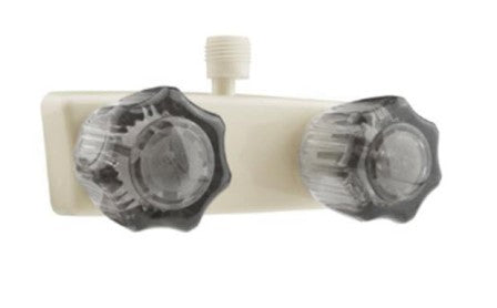 Faucet - Shower Diverter - 4" - Smoke Handles - Bisque - F-SA101S-BQ