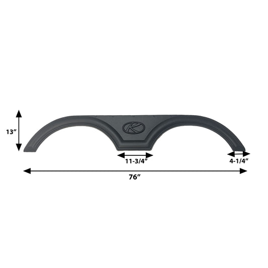 2019-2022 Keystone Bullet Fender Skirt Black