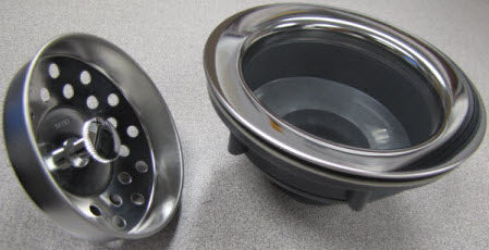 Sink - Basket - Strainer - Chrome - Dura