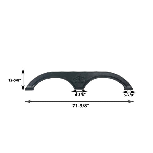 2021-2022 Keystone Bullet Fender Skirt (Black)