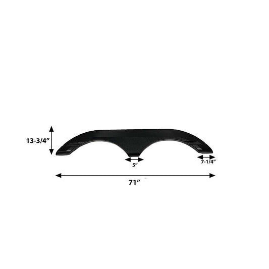 2021-2022 Keystone Arcadia Fender Skirt (Black)