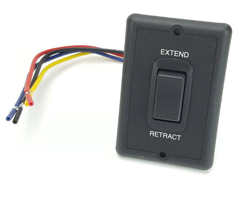 Switch - 12V - Electric Jack - SGL Black - A0281 - Extend/Retract - w/Gasket - Butyl Tape - Sigma