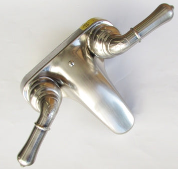 Faucet - Lavatory - 4" - Teapot Handles - Brushed Nickel